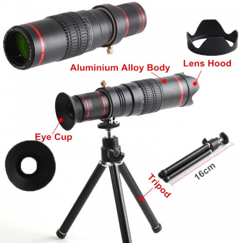 SOHA LNZ-001 Lensa HP Telescope Telephoto Lens 22X Zoom Monocular Mobile Phone