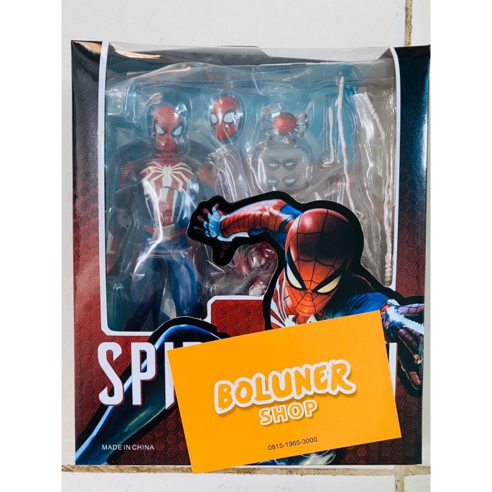 SHF Spider Man Advanced Suit / PS4 Marvel Spiderman FIGURE GOTY