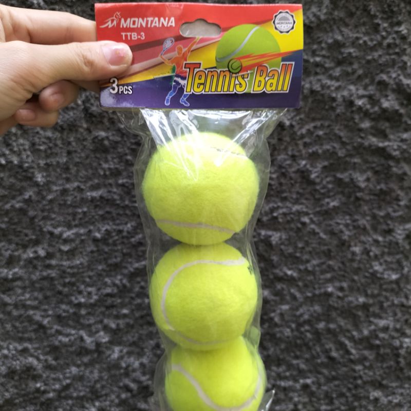 [3 PCS] Bola tenis MONTANA/ LINKO