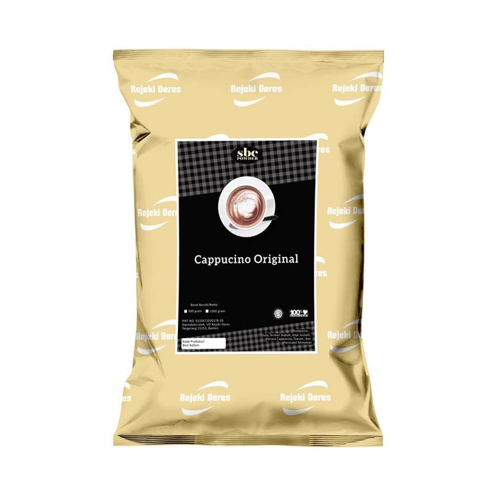 

CAPUCINO//GREEN TEA LATTE BUBUK MINUMAN SBC POWDER 1000 GRAM