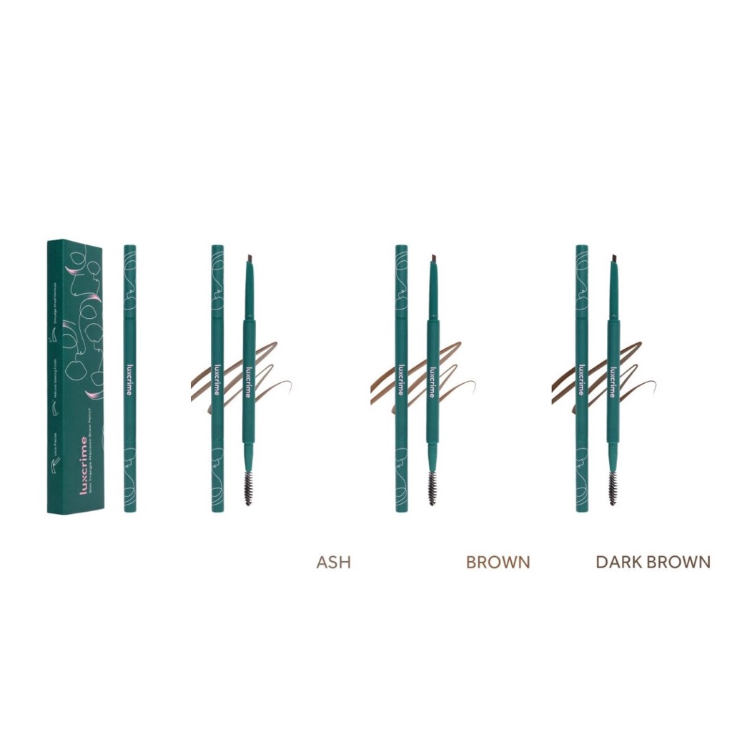 ✦SINAR✦ Luxcrime Slim Triangle Precision Brow Pencil / Eyebrow