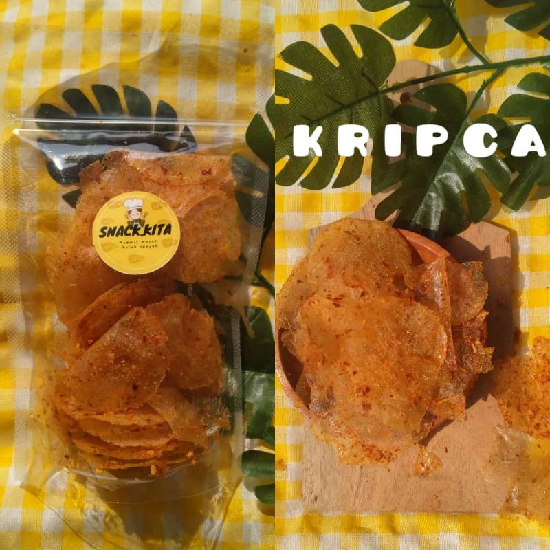 

Kripik kaca pedas/Kripca Kemasan 250gram/Camilan jember