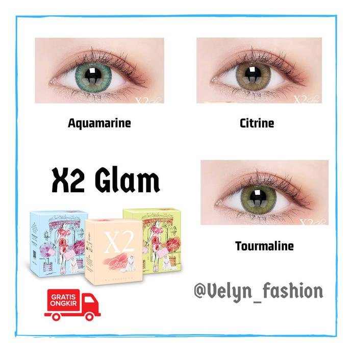 Softlens X2 Glam/X2 Glam/Softlens X2 Glam Minus/X2 Glam Murah