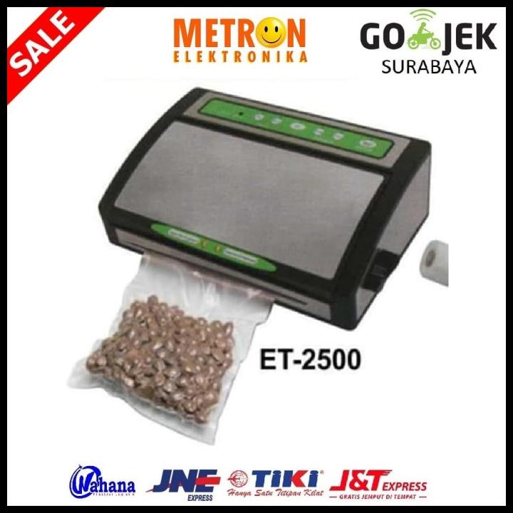 Promo Getra Et 2500 / Vacuum Sealer Semi Auto / Press + Vakum Getra Et2500
