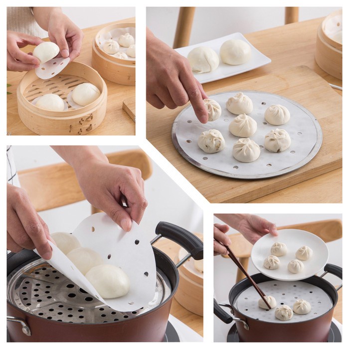 Tatakan Kukusan Alas Panci Kukus Steamer Rack Stainless 20cm Lubang Alas Kukus