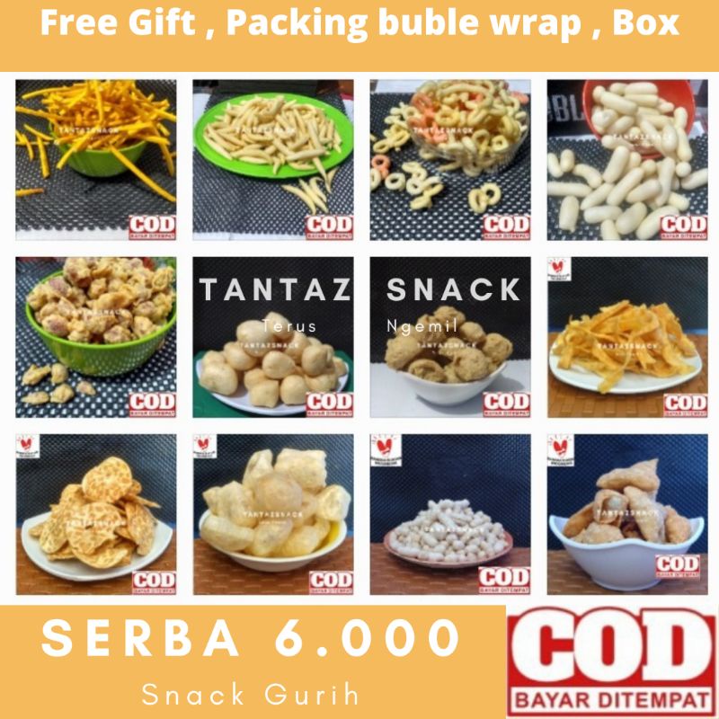 

Snack Gurih Serba 6000 (SGS 6) Tantaz snack