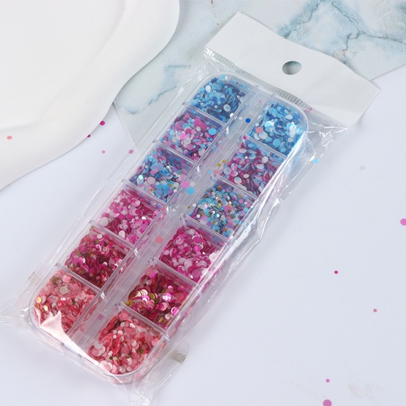 Siy Cetakan Resin Epoxy Sequin Glitter Untuk Dekorasi Nail Art DIY