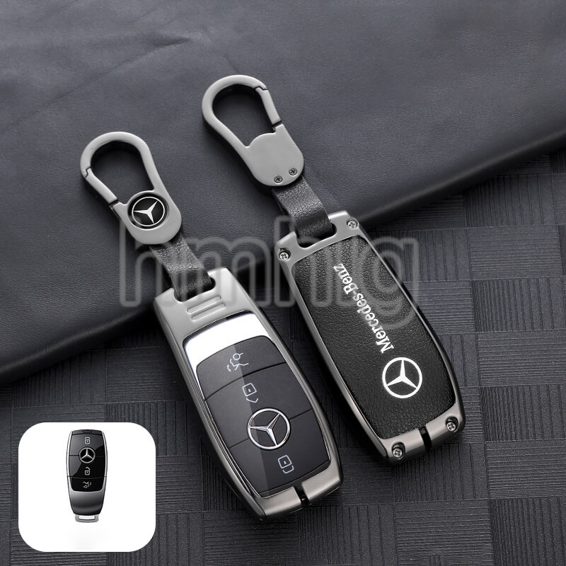 [Available]  For Mercedes Benz GLC GLK GLA CLA W205 W212 AMG AMG GLC C C200 B200 S C E Class W213 Car Key Cover KeyChain Fob Case Holder Car Key Cover Case