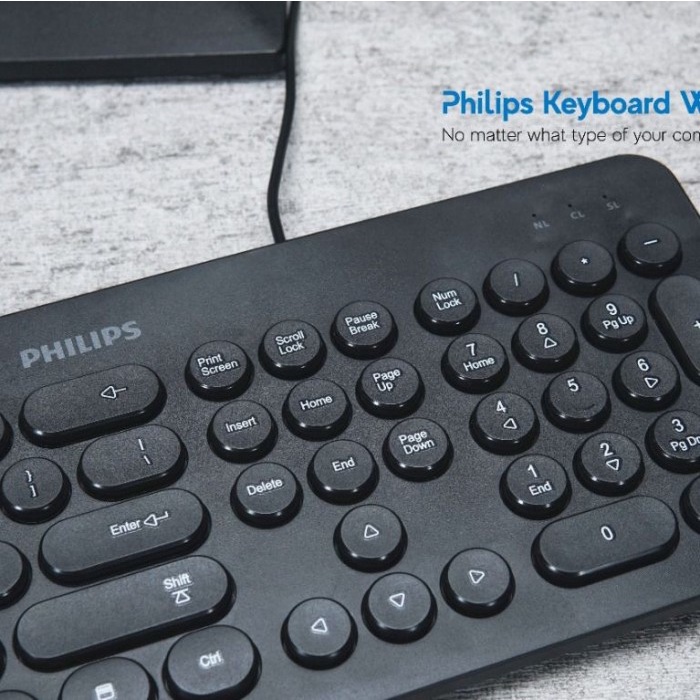 Keyboard Wired K334 K-334 Philips