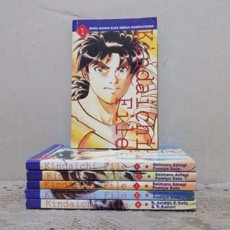 Komik Kindaichi File 1-6 tamat bekas eks kolpri