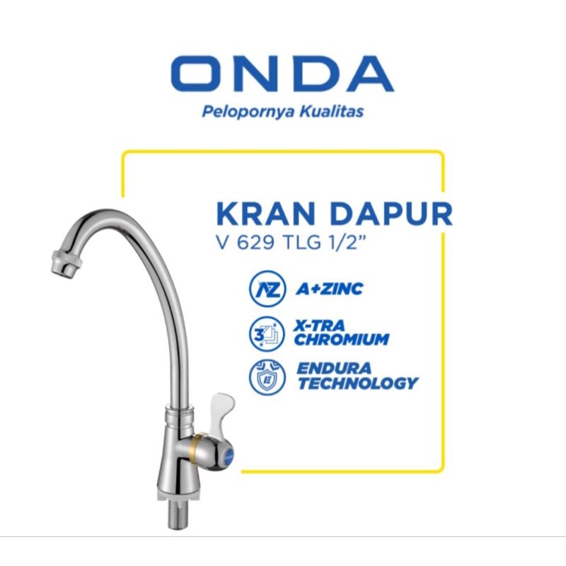 Jual Kran Dapur V Tlg Onda Bcp Bak Cuci Piring Kran Dapur Cuci Piring Angsa Tanam Kaku