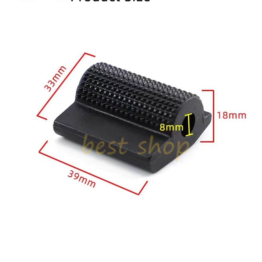 1pc Cover Pedal Gigi Motor UNIVERSAL Bahan Karet Untuk Y15ZR RS150 RS150R LC135 Y125Z