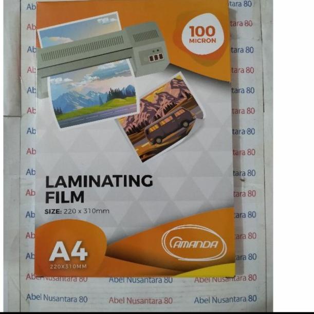 

Plastik Laminating A4 Amanda isi 100pcs