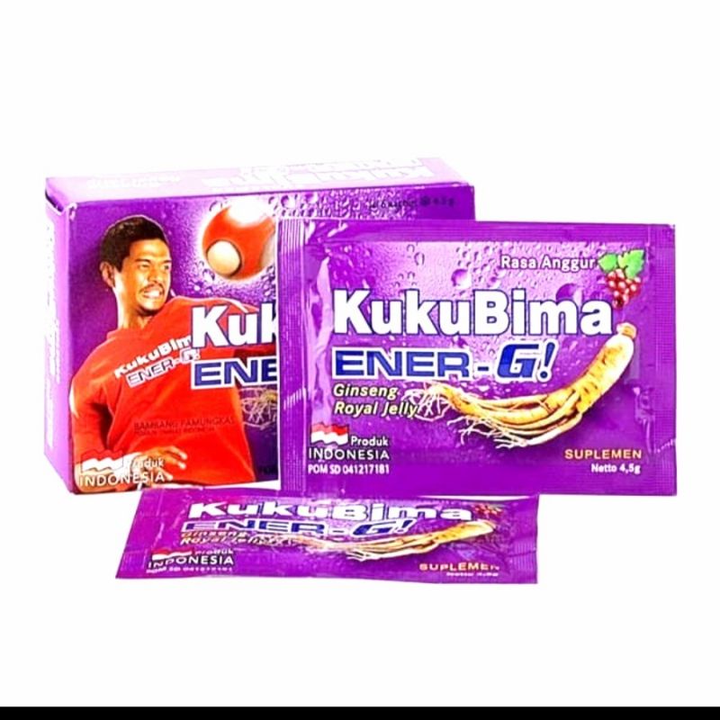 

Kukubima Energ - G Anggur isi 6 sachet