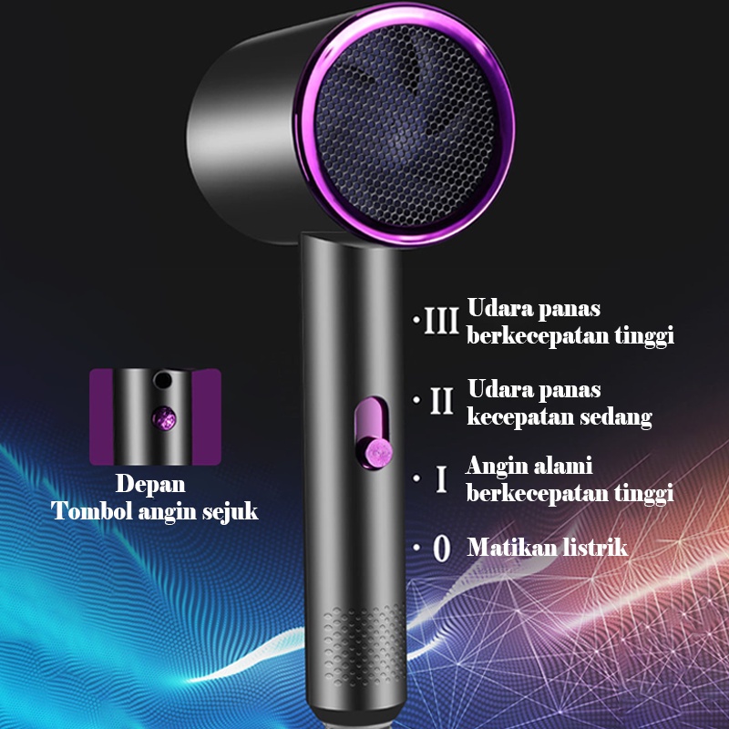 Hair dryer 800W professional perawatan salon alat pengering rambut mini hair dryer low watt mini hair dryer dyson ion Perjalanan