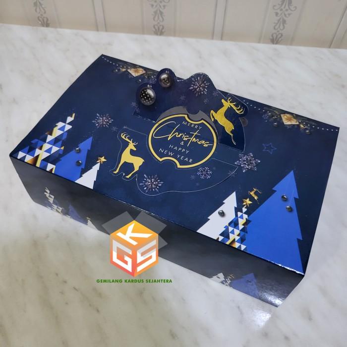 

10Pcs Dus Natal Box Hampers Natal Kue Kering Ukuran Toples 350Gr 033