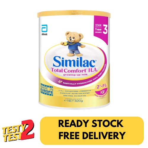 

Abbott Similac Total Comfort Growing Up Milk Formula - Stage 3 820g