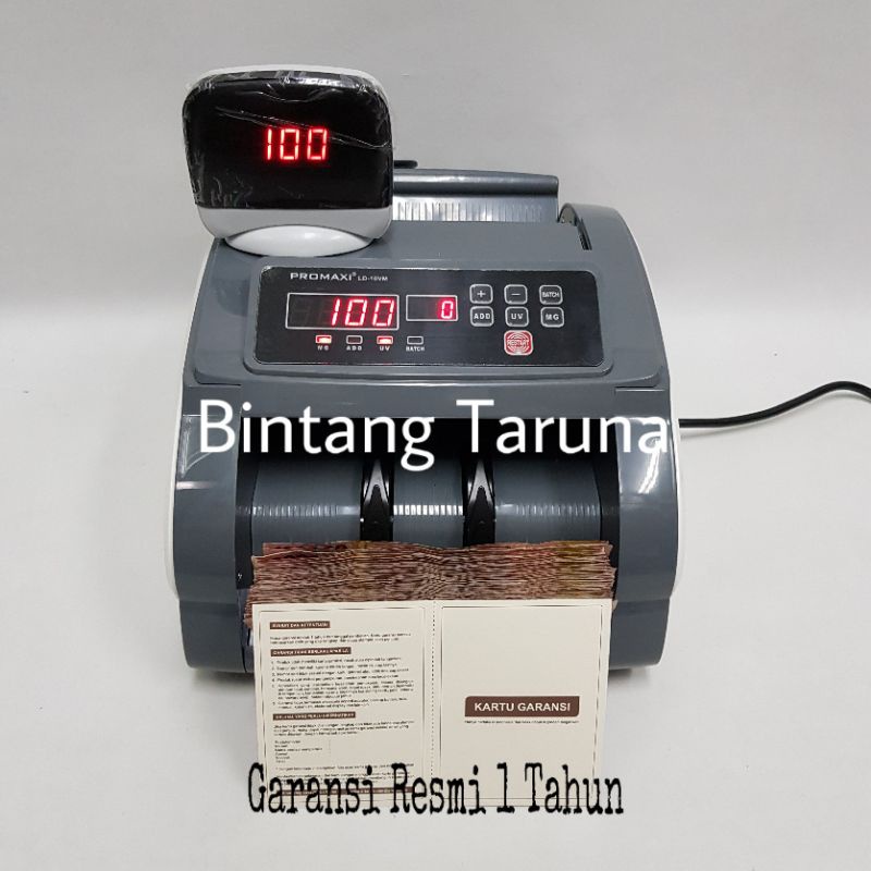 Mesin Penghitung Uang Promaxi LD-10VM Bill Counter Promaxi LD-10VM Mesin Hitung Uang Promaxi LD10VM