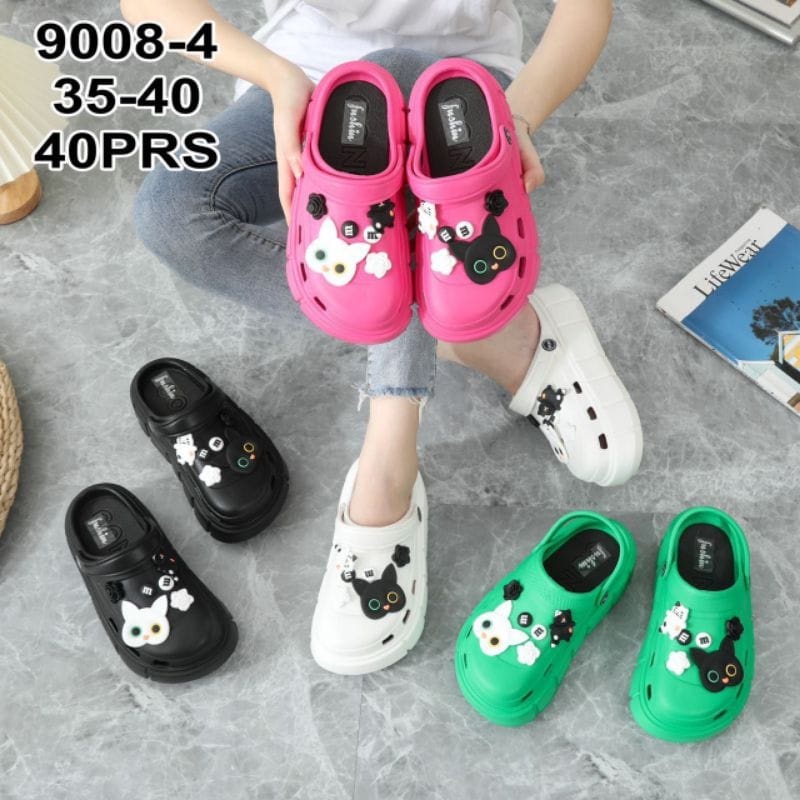 Sendal Sandal Anak Dewasa Baim Viral / Sendal Baim FUji Kekinian / Sendal Karet Motif Kucing