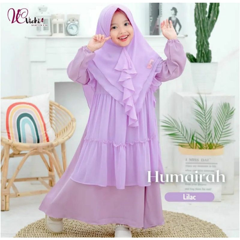 Gamis syari anak murah/Gamis syari syakila premium mix ceruty/ Gamis outer humairah by vichi