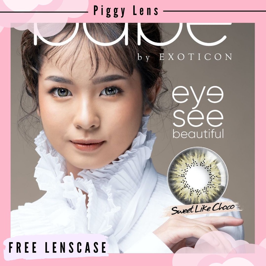 SOFTLENS X2 BABE NORMAL &amp; MINUS -0.50 SD -3.00 + FREE LENSCASE