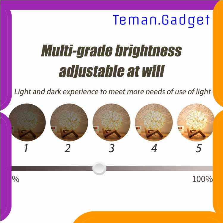 TG-LMP Ahomeone Lampu Tidur Bola Sepak Takraw Night Light Lamp RGB 15CM - OU13