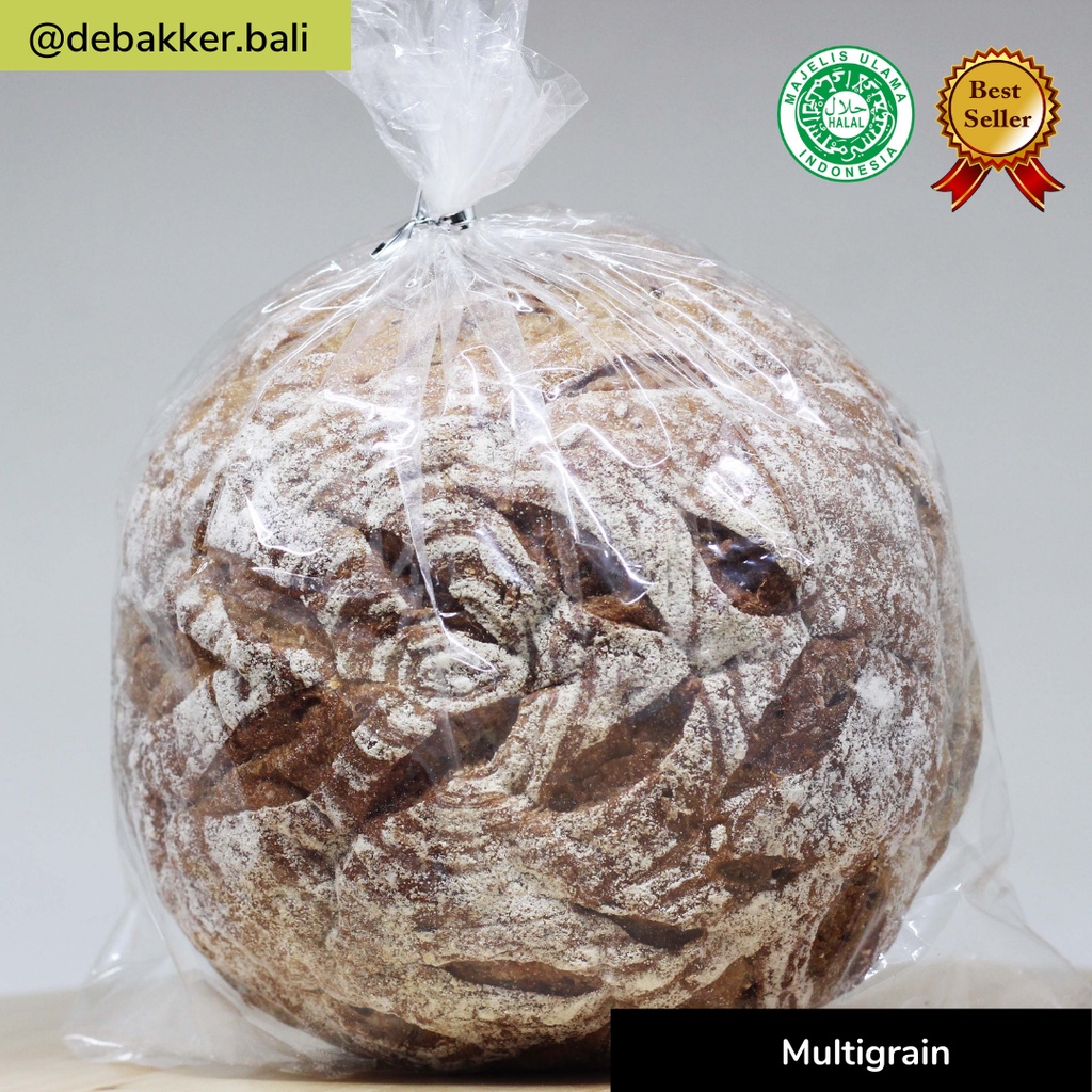 

Debakker Multi Grain - Healthy Food - Diet Snack - Egg Free - Bread Roti Bakery