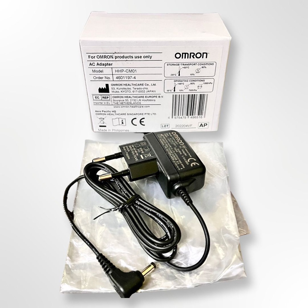 ADAPTOR ORIGINAL OMRON HHP-CM01 / AC ADAPTER KHUSUS PRODUK TENSIMETER OMRON