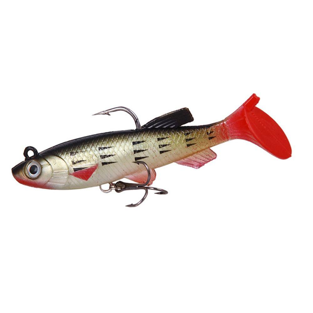 Lanfy Simulasi Memancing Umpan 8.5 cm Memancing Aksesoris Umpan Silikon Wobbler Lure Kualitas Crankbait Ekor Umpan Lembut