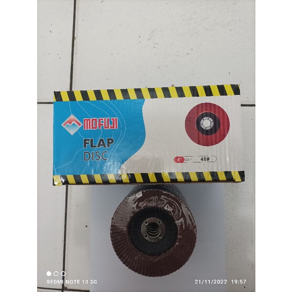 paket Mata Gerinda Amplas susun Grit 40 / Flap Disk