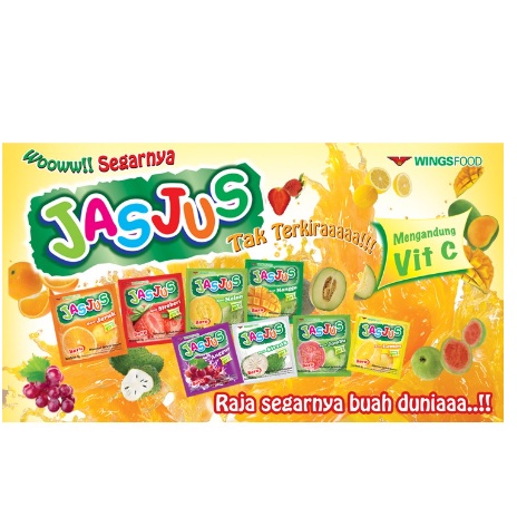 Jas Jus Minuman Serbuk Instan 1 Renceng isi 10 Pcs