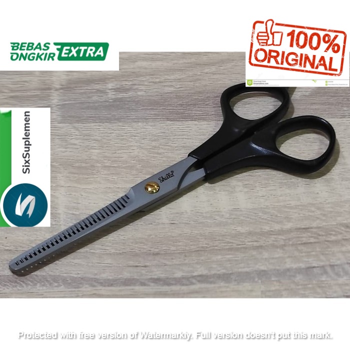 Gunting penipis sasak shilla (2 sisi) gigi