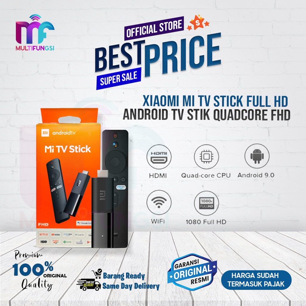 Xiaomi Mi TV Stick Full HD Android TV Stik Quadcore FHD Garansi Resmi