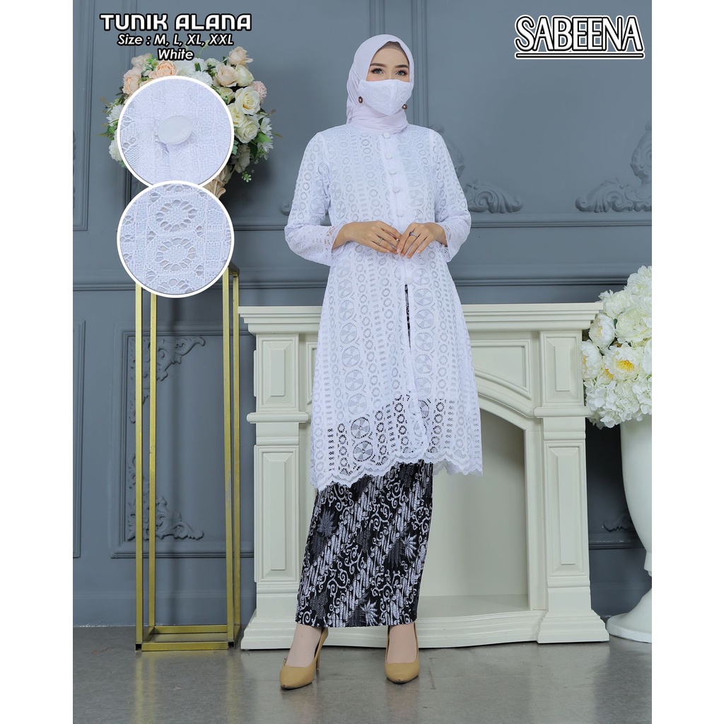 (COD) NEW COLLECTION TUNIK BURKAT KANCING DEPAN BUSUI MALIKA