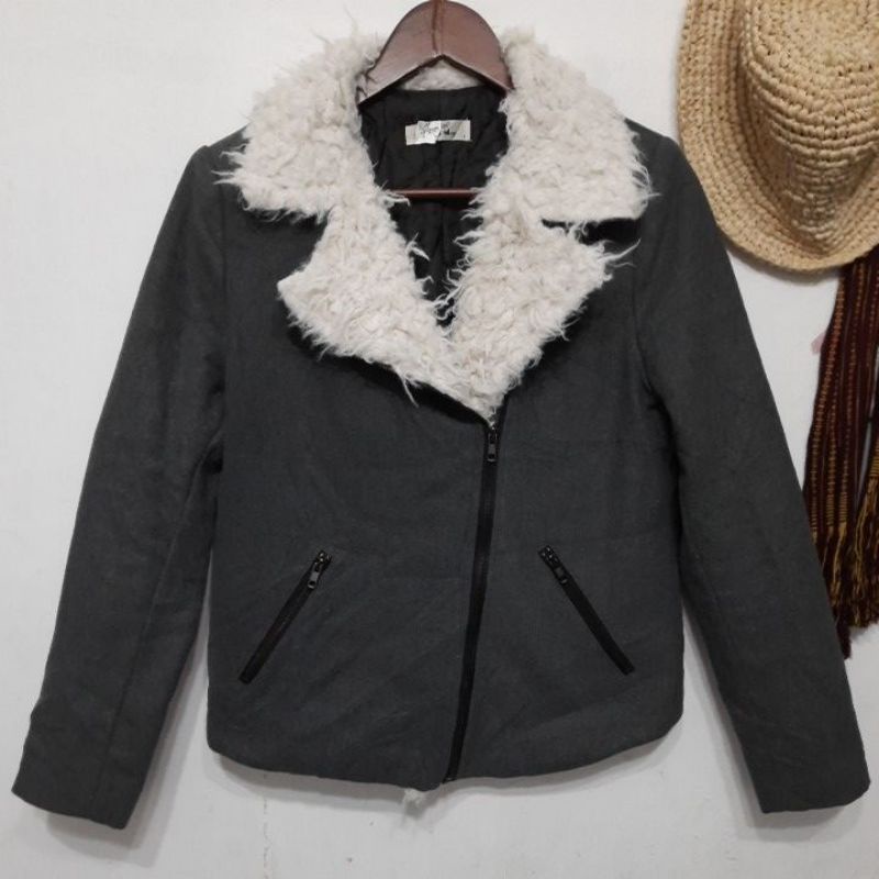 Jaket ramones material wol dan serpha