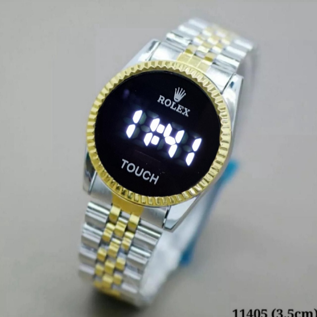 Jam Tangan Digital Wanita | Fhasion Wanita Rolx Rantai / UNISEX