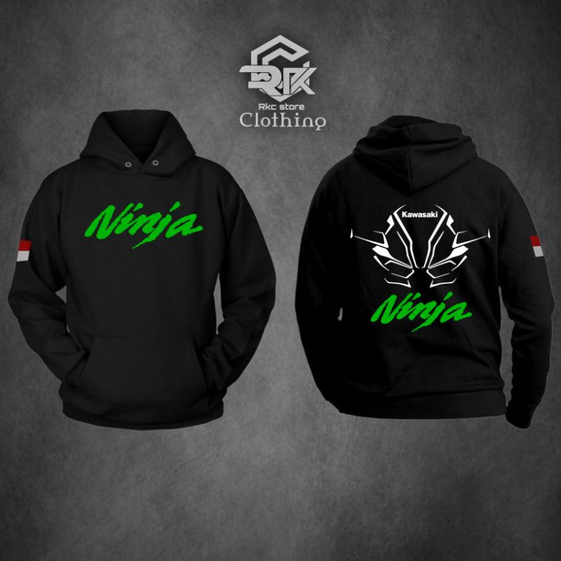 SWEATER HODIE  DISTRO KAWASAKI NINJA JAKET PRIA KAWASAKI M-XXL