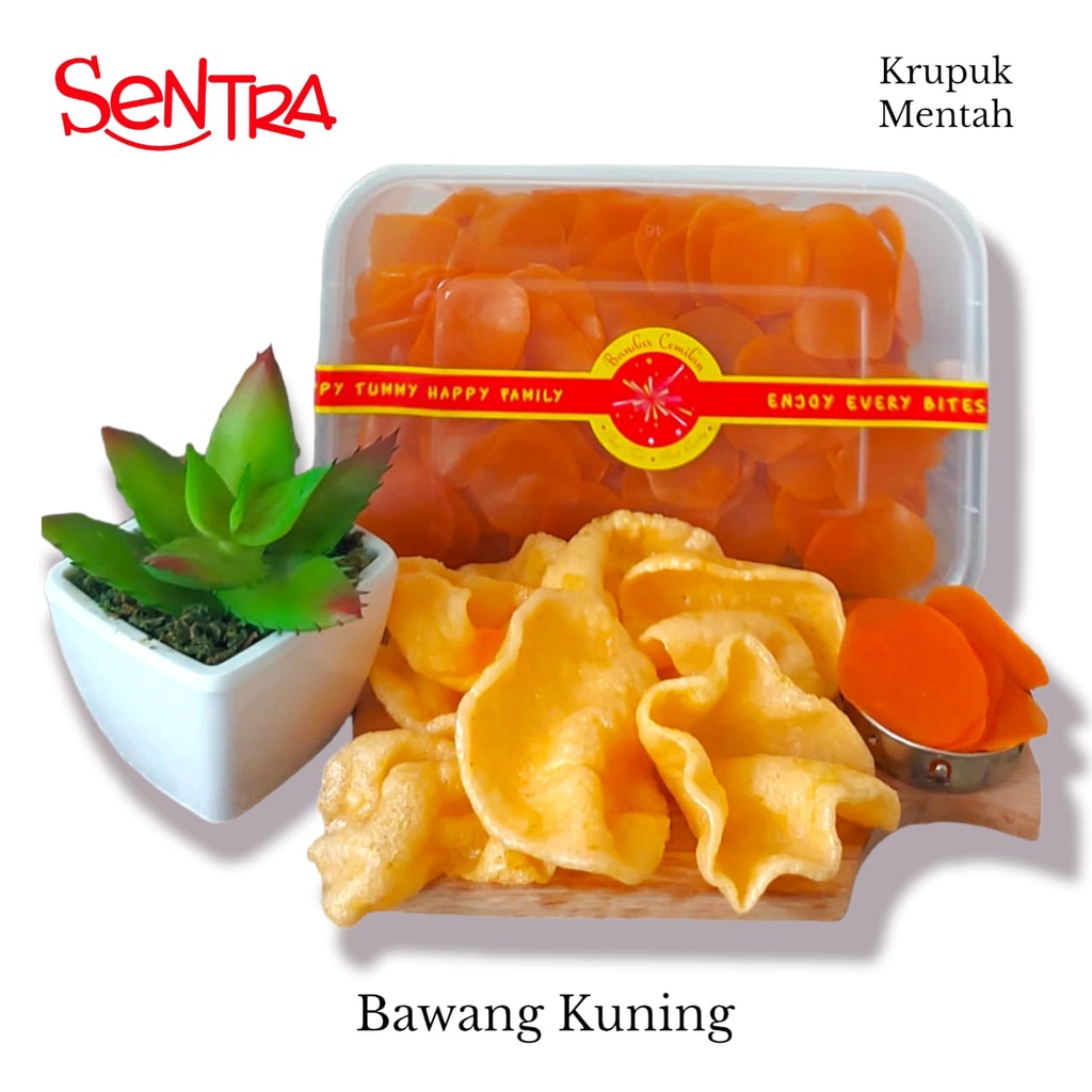 

Kerupuk Bawang Kuning Gado-Gado Nasgor || Kerupuk Kering Mentah Box Premium