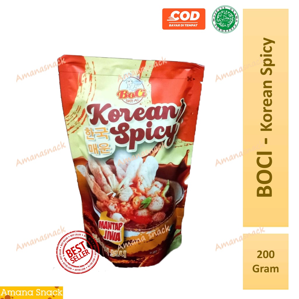 BOCI KOREAN SPICY - boci mantap jiwa best seller pedas seuhah