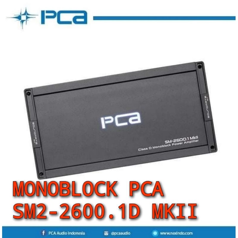 Power Amplifier MONOBLOCK PCA SM2-2600.1D MKII MONOBLOK PCA 2600.1D AMPLIFIER MOBIL HIGH QUALITY