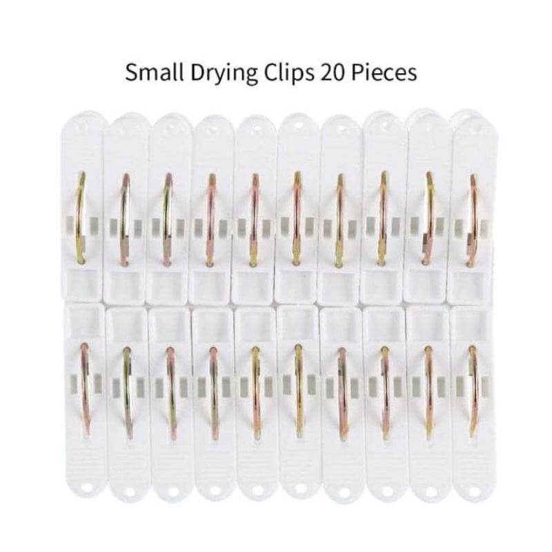 Jepitan Baju Kecil - MINISO Small Draying Clips 20 Pieces