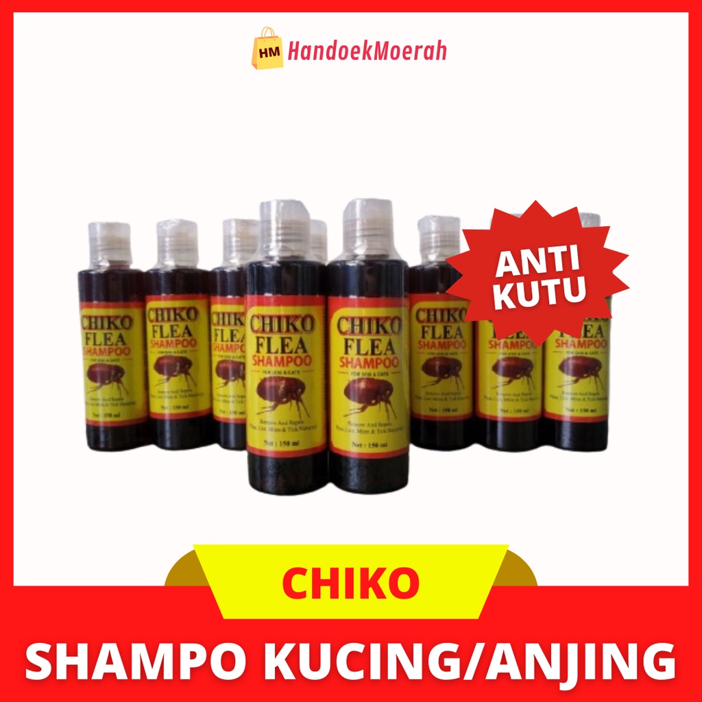 CHIKO Flea150ml / Shampo Anti Kutu Kucing &amp; Anjing Murah