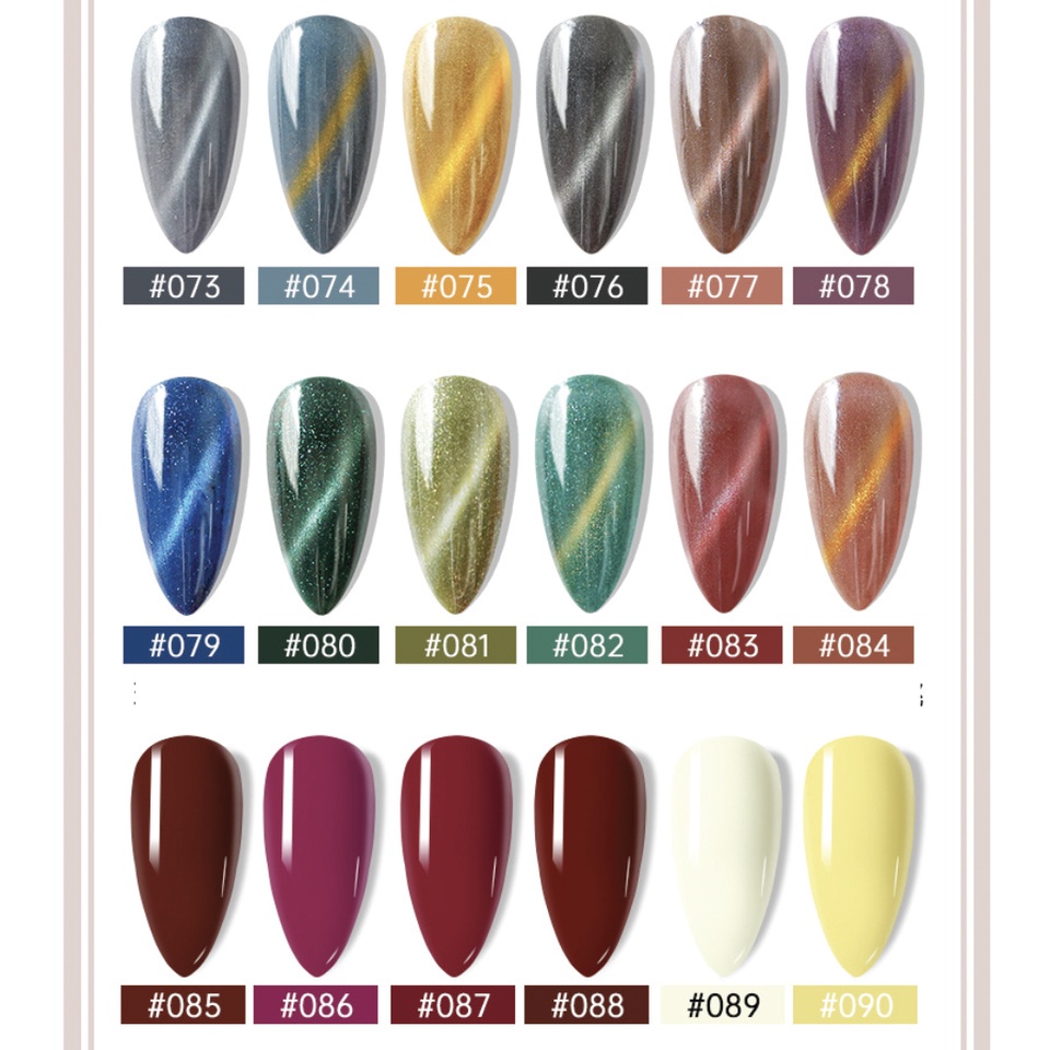 (41-80) RISYAL Kutek Color Nail Gel Halal UV Polish 7.5 ml Cat Kuku KU036