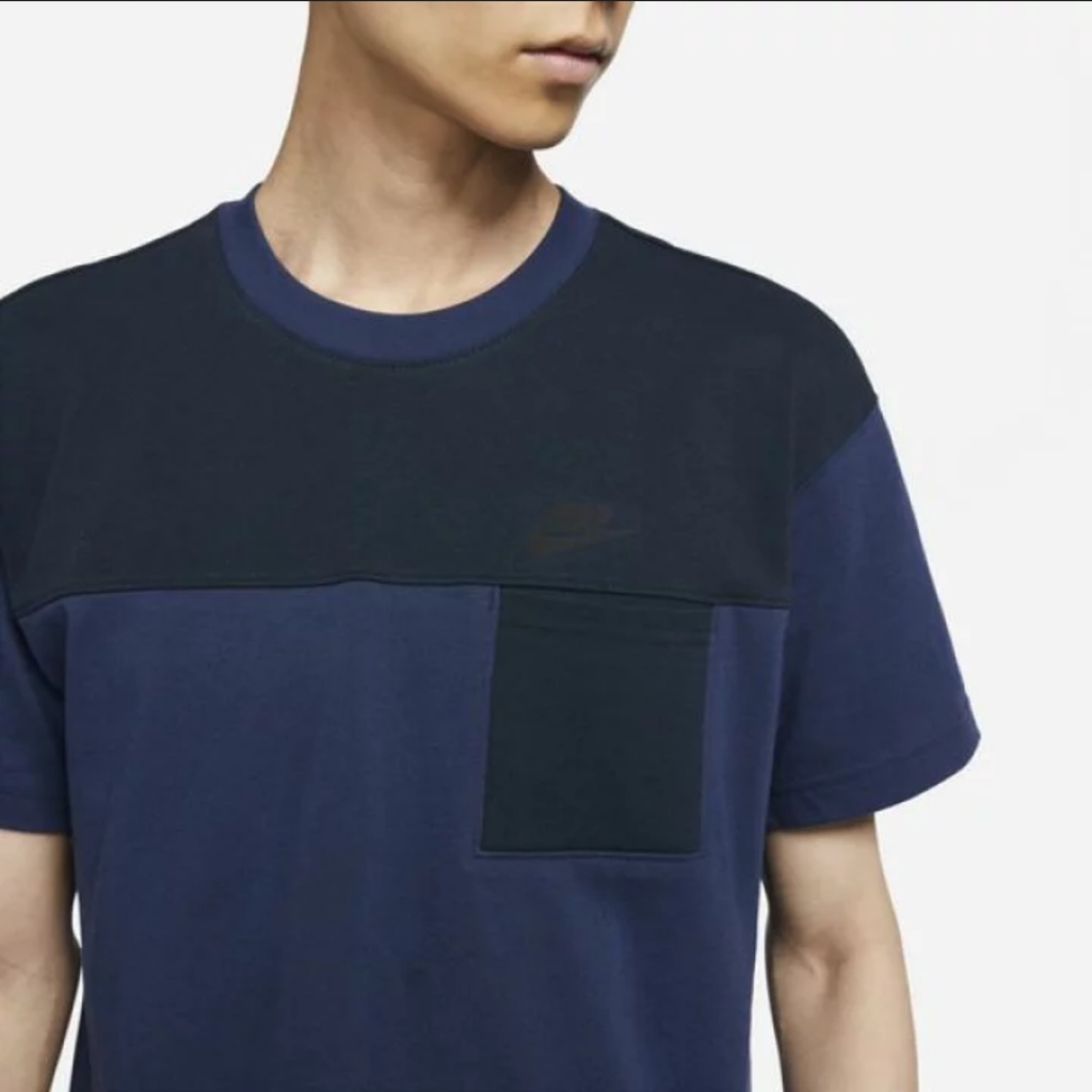 Nike NSW Tech Essentials T-Shirt Tee Navy DD4743-410 Kaos Original