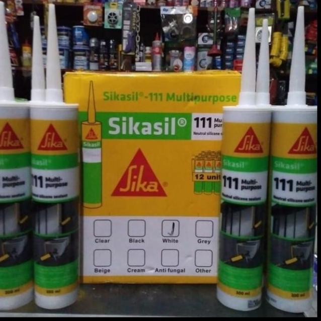 

Sika Sikasil 111 Netral 300 ml sikasil AP sealant silicone 300ml CLEAR