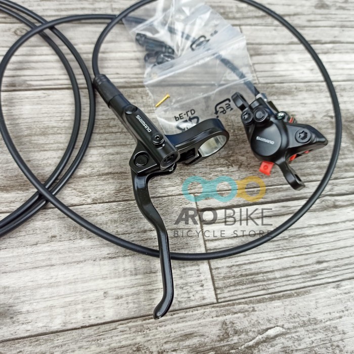 BRAKE SET REM HIDROLIK SHIMANO MT200 REM SEPEDA HYDRAULIC DISC KALIPER / BRAKE SET REM HIDROLIK