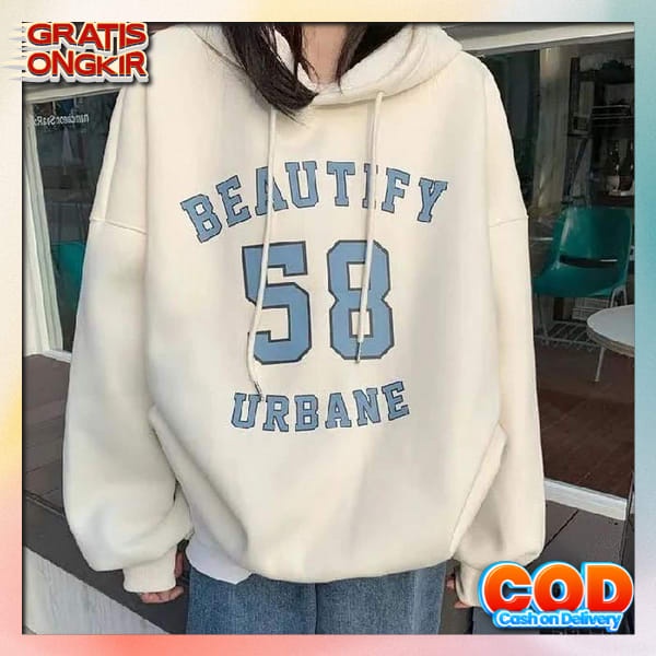 Hoodie Cewek Kekinian Sweeter Wanita Korea Style Baju Oversize Murah Atasan Tebal Remaja Baju Sweter