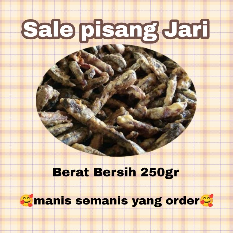 

SALE PISANG JARI MANIS ENAK 250gr