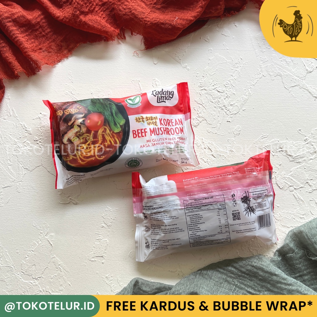 LADANG LIMA - GLUTEN FREE Noodle / Mie Instant Sehat Bebas Gluten (94Gram)