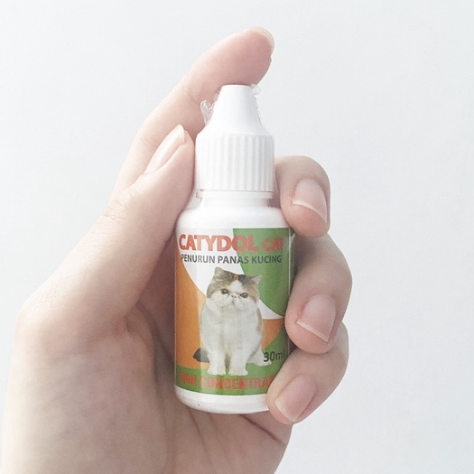 Catydol Drop 30 ml - Obat Kucing Cat Demam Penurun Panas